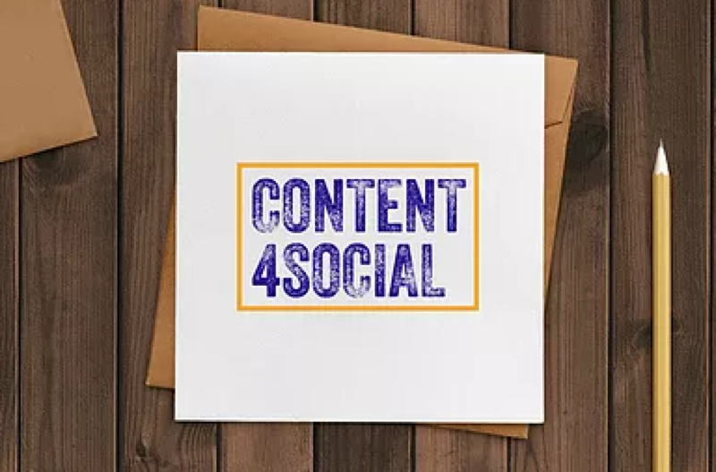 an image of the content4social logo